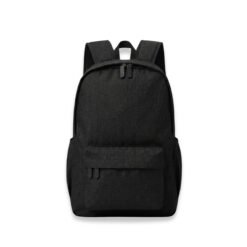 Black basic backpack