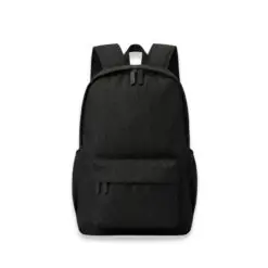 Black basic backpack