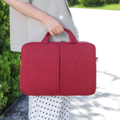 red laptop bag for men women