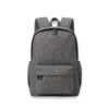 Grey basic backpack