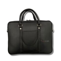 Leather Laptop Bag | Laptop Briefcase Bag for Men/Women (Black)