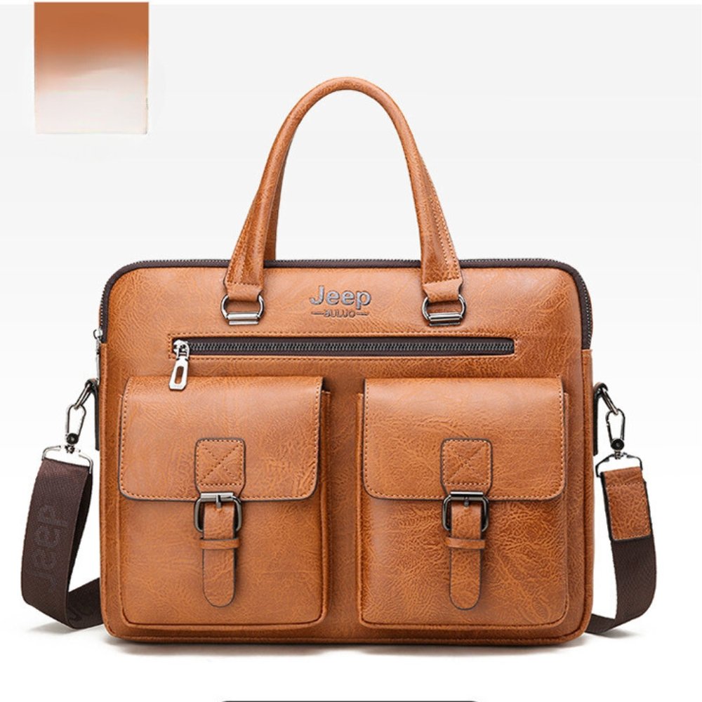 light brown jeeper bag