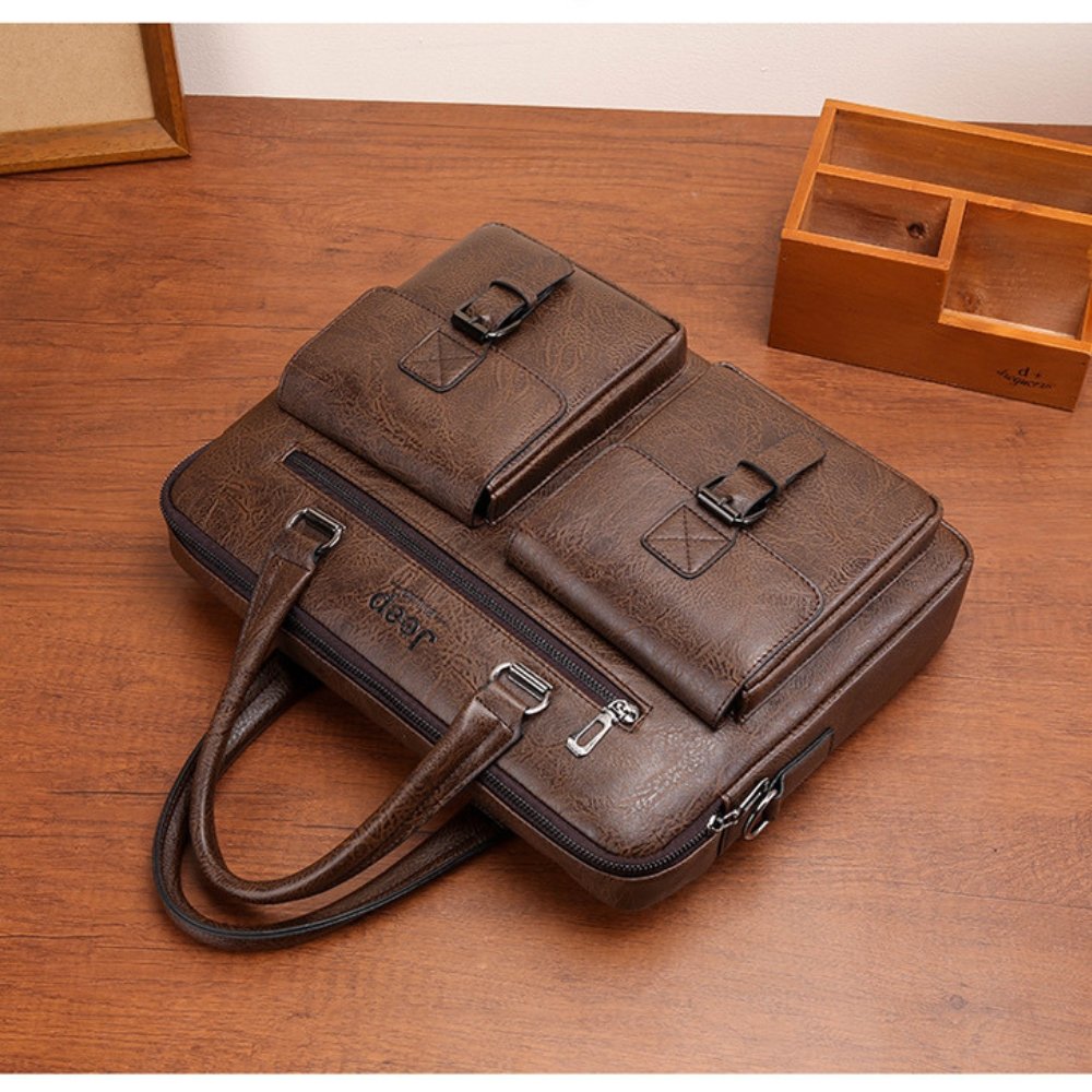 coffee brown jeeper bag