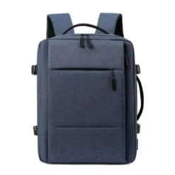 Alternative view of Travel Backpack Expandable Convertible Laptop Bag (Blue)