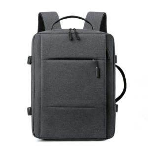 deep grey expandable travel backpack
