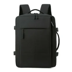 black travel laptop backpack