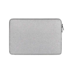 grey laptop pouch