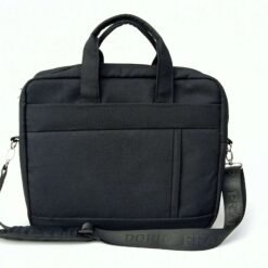 black shoulder bag