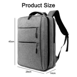 Alternative view of Russell Double zipper Laptop Backpack | Travel Bag