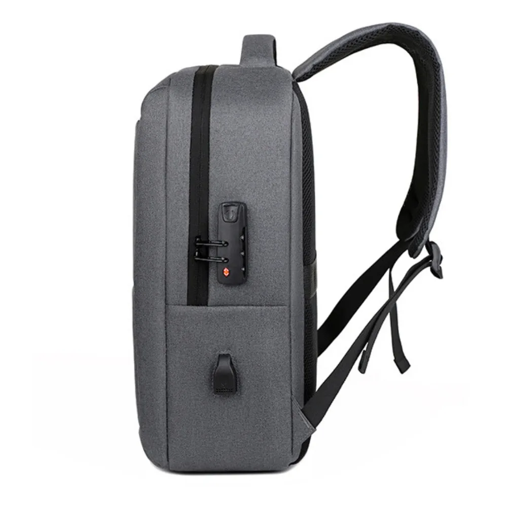 digilock laptop backpack side view