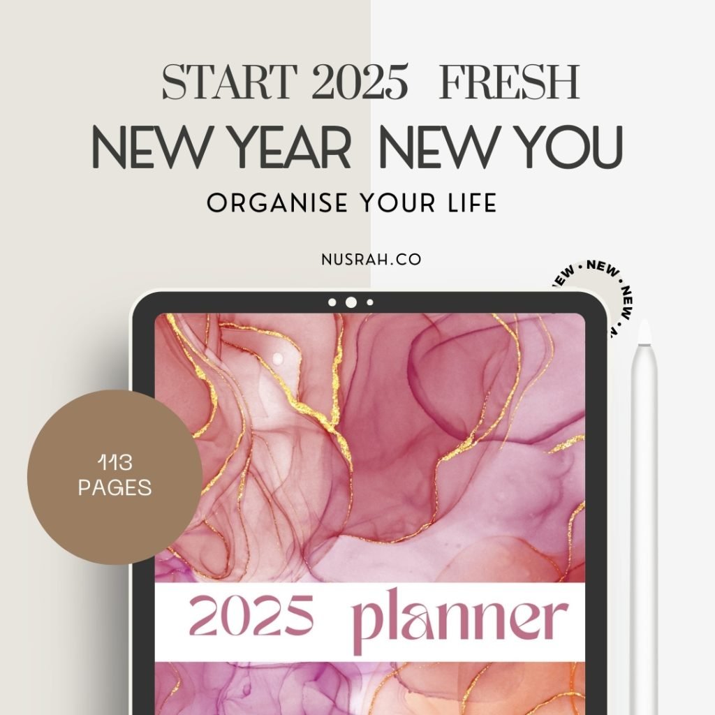 PINK 2025 ADHD PLANNER