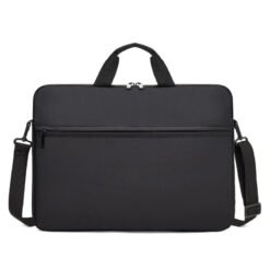 black slim laptop bag