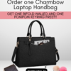 handbag with free wallet