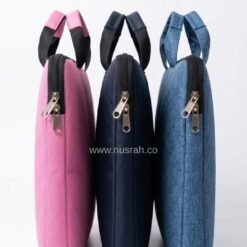 Black, blue, pink Slimmy laptop pouch