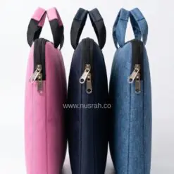 Black, blue, pink Slimmy laptop pouch