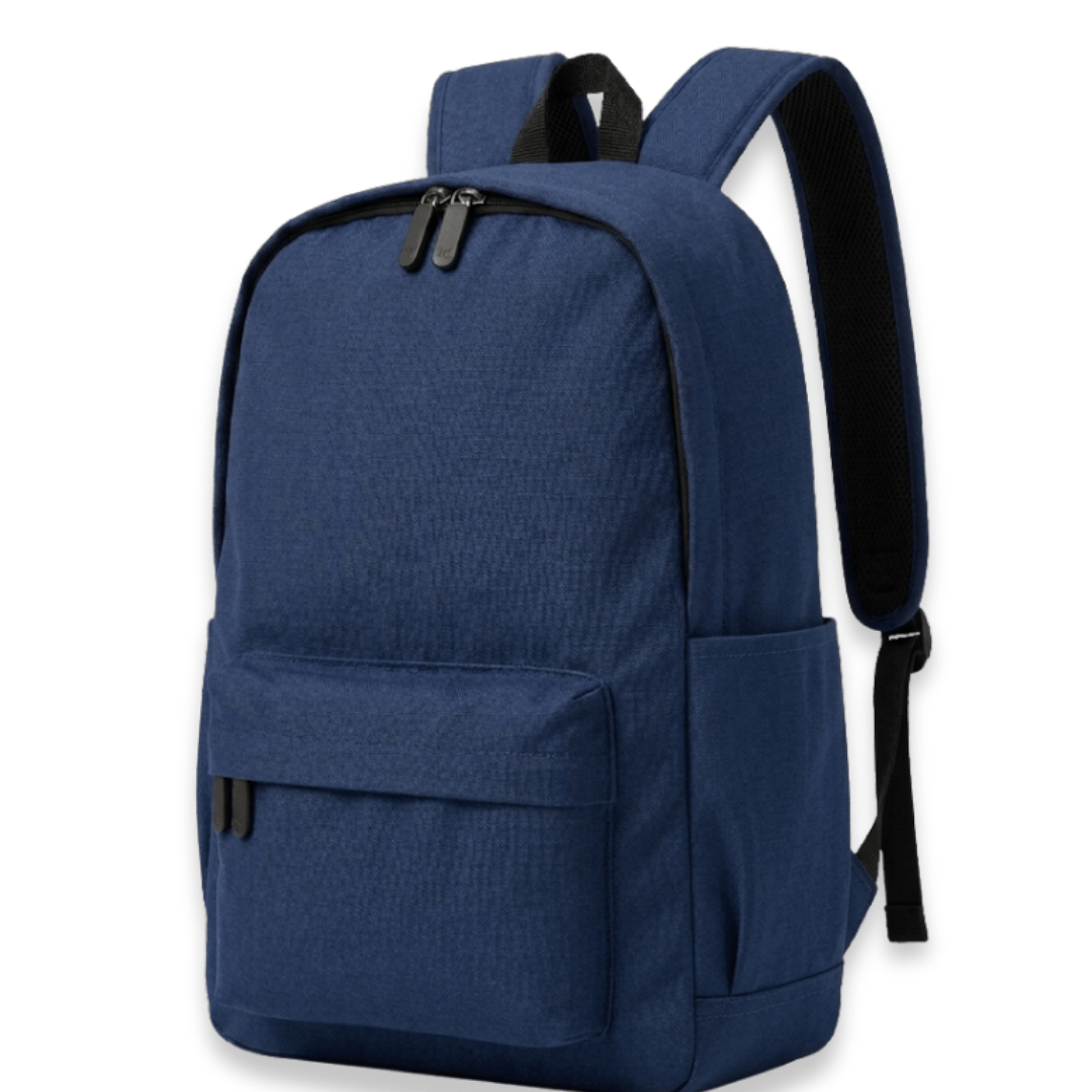 blue basic backpack