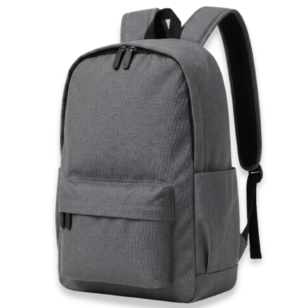 grey basic backpack