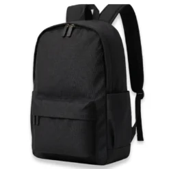Black basic backpack