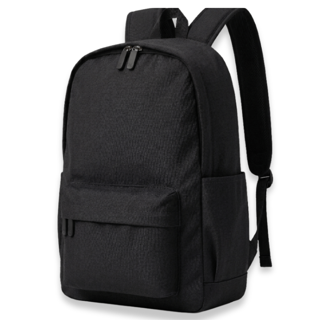 Black basic backpack